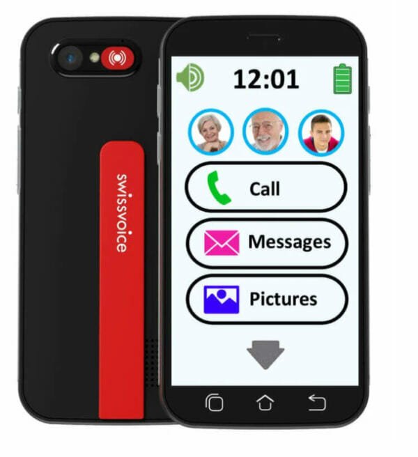 personal alarm swissvoice front and back